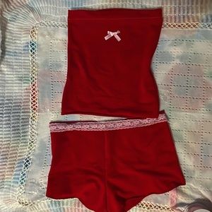Tube Top and Shorts Set 🎀